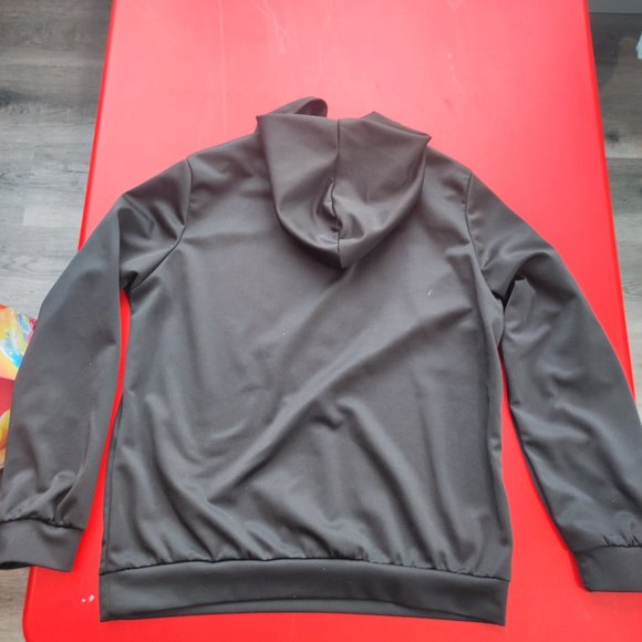 Shein Robotic Bear black pull over hoodie youth size eu 164 us 13-14 - Picture 3 of 4